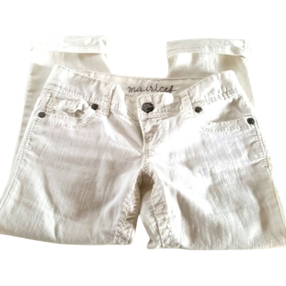 Maurice's Straight Crop Pant White - Sz 1/2
